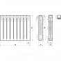 Радиатор бимет Ultra Plus S500B1 500 9 секц 1467Вт Ogint