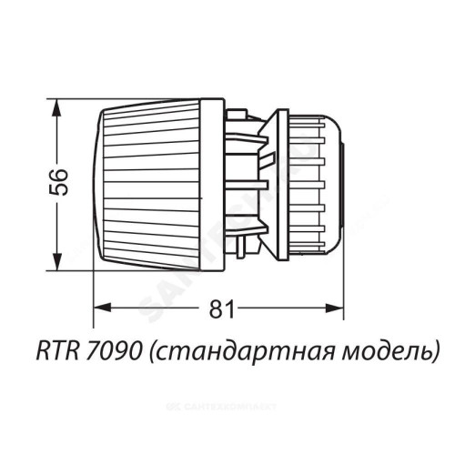 Элемент терм RTR 7090 газ/нап 5-26C Danfoss 013G7090