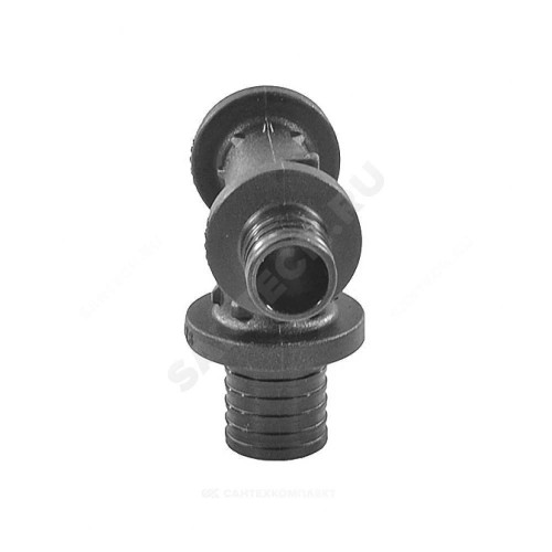 Тройник PE-X PPSU аксиал Дн16х20х16 перех RAUTITAN PX Rehau 11601011001