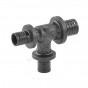 Тройник PE-X PPSU аксиал Дн20х16х16 перех RAUTITAN PX Rehau 11600811001
