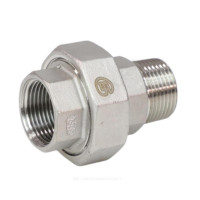 Соединитель американка SS304 Ду15 (1/2 Соединитель американка SS304 Ду15 (1/2