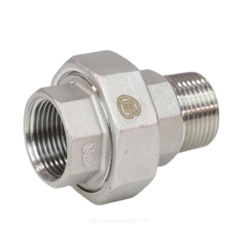 Соединитель американка SS304 Ду15 (1/2