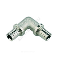 Угольник PE-X лат оц аксиал Дн17х90гр RAUTHERM S Rehau 12588971002 Угольник PE-X лат оц аксиал Дн17х90гр RAUTHERM S Rehau 12588971002