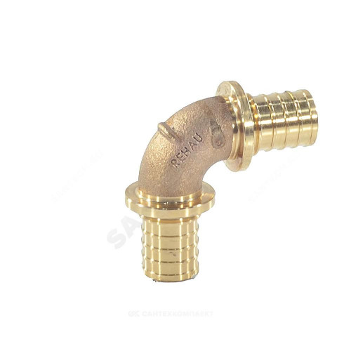 Угольник PE-X бр аксиал Дн16х90гр PLATINUM RX Rehau 13777011001