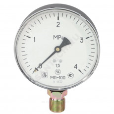 Манометр рад МП-100 0-0,4МПаДк100 G1/2
