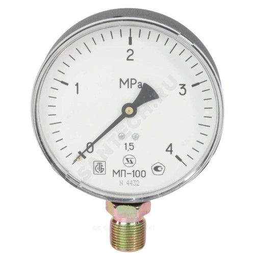 Манометр рад МП-100 0-2,5МПаДк100 G1/2