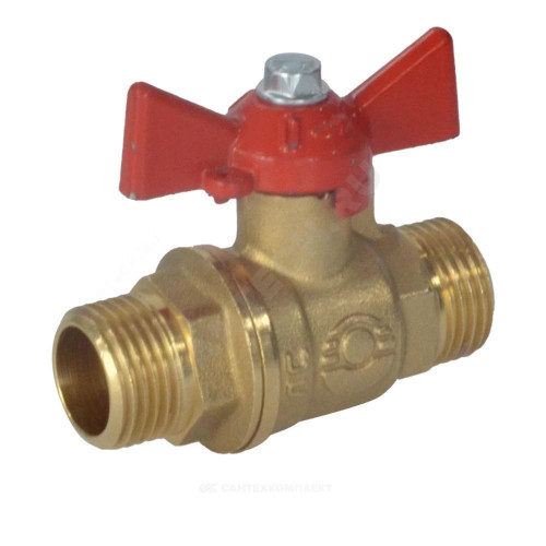 Кран шар лат 11Б27фт1М Ду15 Ру40 р/р полн баб VALFEX VF.219.LB1.012