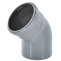 Отвод PP-H сер б/н Дн40х45гр в/к BASE VALFEX 20102040 Отвод PP-H сер б/н Дн40х45гр в/к BASE VALFEX 20102040