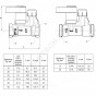Компл клап лат MVT/MSV-S Ду25 Ру20 м/м Kvs9.5 Danfoss 003Z4153