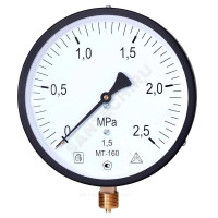 Манометр рад МТ-160 0-4,0МПаДк160 G1/2 Манометр рад МТ-160 0-4,0МПаДк160 G1/2