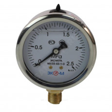 Манометр рад гидр МД93 0-2,5МПаДк63 G1/4
