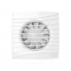Вентилятор накладной D100 обр клап бел DICITI SILENT 4C