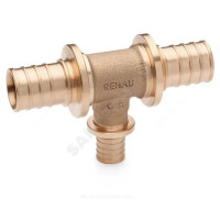 Тройник PE-X бр аксиал Дн25х20х25 перех PLATINUM RX Rehau 13777321001 Тройник PE-X бр аксиал Дн25х20х25 перех PLATINUM RX Rehau 13777321001