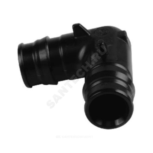 Угольник PE-X PPSU радиал Дн25х90гр Q&E Uponor 1008681