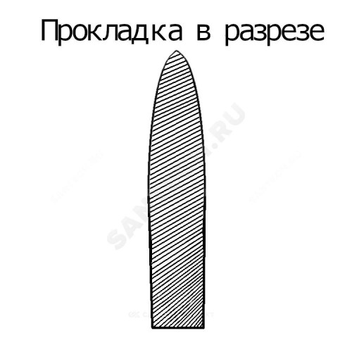 Прокладка силикон Ду25 под пробку Ogint