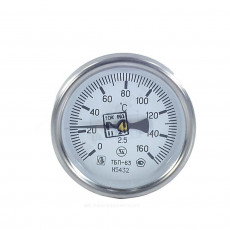 Термометр биметалл ТБП-Т 160С Дк63 L=100 G1/2