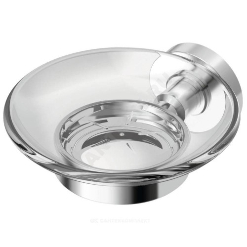 Мыльница IOM с держат прозр стекло хром Ideal Standard A9123AA