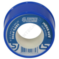 Лента ФУМ PTFE катушка 19ммх0,2ммх15м вода FU10 SantechSystems Лента ФУМ PTFE катушка 19ммх0,2ммх15м вода FU10 SantechSystems