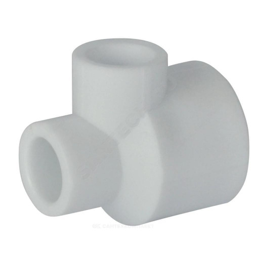 Тройник PP-R бел перех Дн25х20х20 VALFEX 10252020