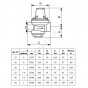 Регулятор давл мемб Socla 7bis Ду20 Ру16 м/м Рн1-5 Danfoss 149B7598