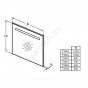 Зеркало MIRROR&LIGHT подсветка Class II нейтрал Ideal Standard T3342BH