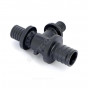 Тройник PE-X PPSU аксиал Дн20х16х16 перех RAUTITAN PX Rehau 11600811001