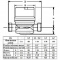 Счетчик г/в х/в Пульсар Ду15 90С L110 в/к кл 3 года Тепловодохран Н00016122