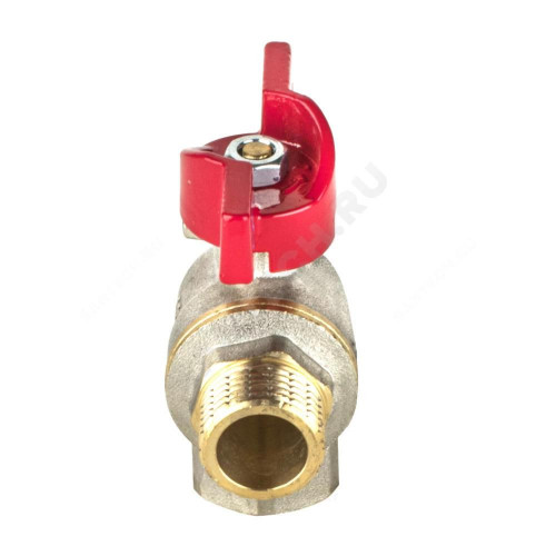 Кран шар лат 1009 Euro нк Ду15 Ру40 м/р полн угл баб Aquasfera 1009-01